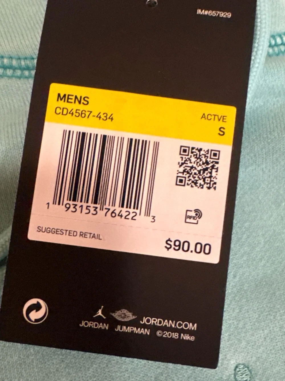 NWT Jordan hoodie - men’s